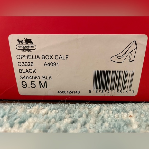 Coach OPHELIA BOX CALF Heels - Picture 3 of 5